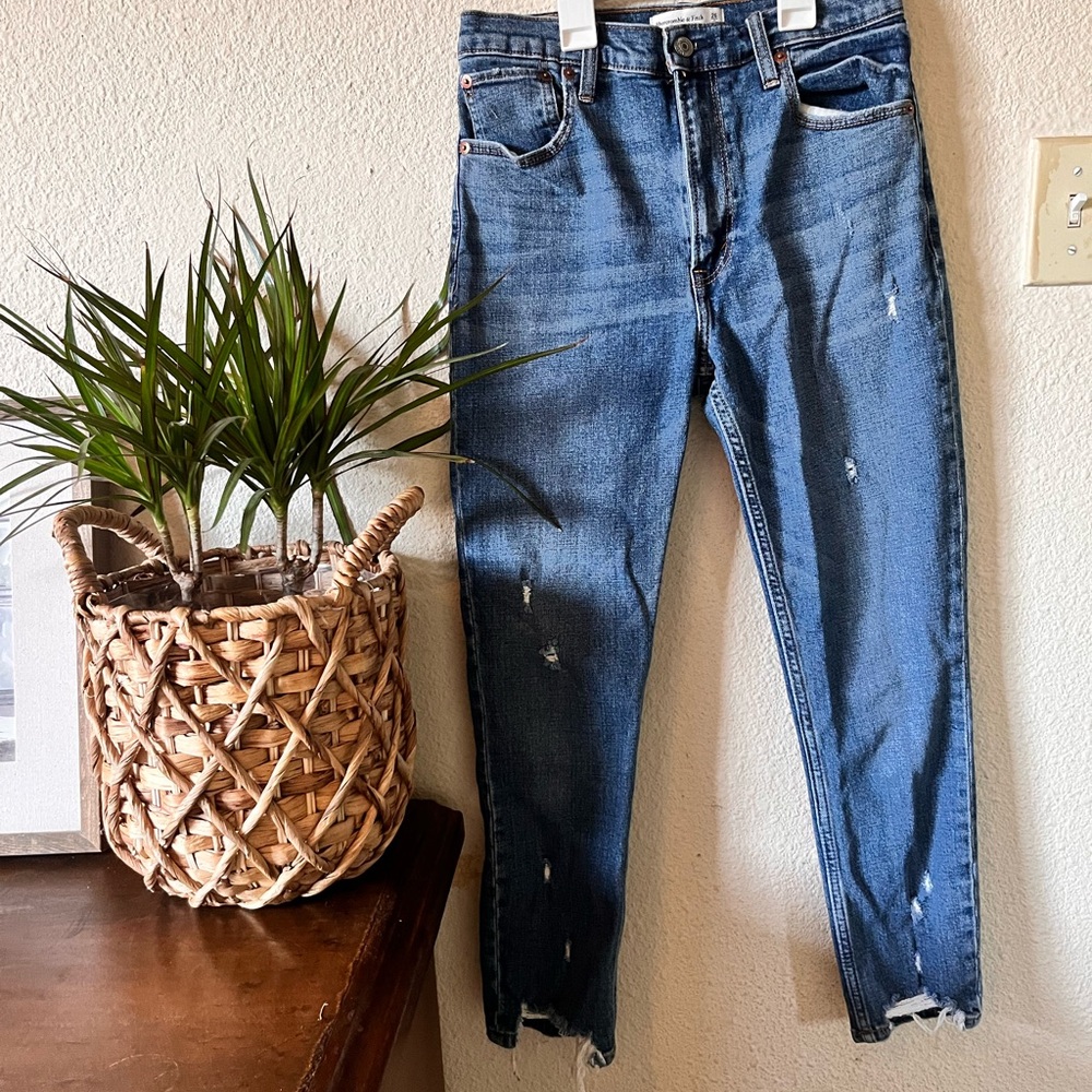 Blue High Rise Jeans